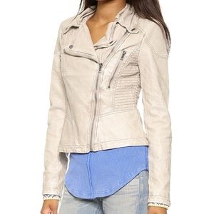 Free People Faux-Leather Moto